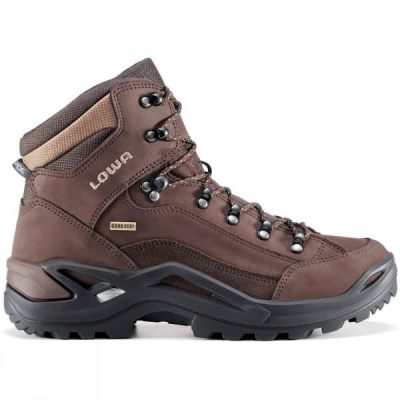 Botas Lowa Renegade GTX Mid Hombre Marrones - Chile BSJ569427